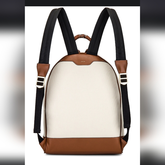 Amiri Canvas Bandana Backpack Color: Ivory & Brown *SOLD OUT* - Picture 2 of 5
